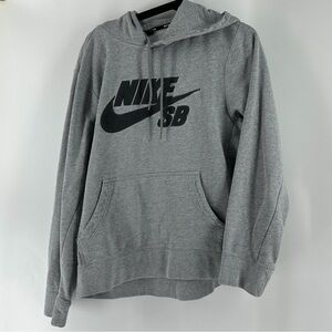 Nike Gray SB Logo Pullover Hoodie